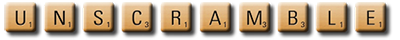 Unscramble graphic